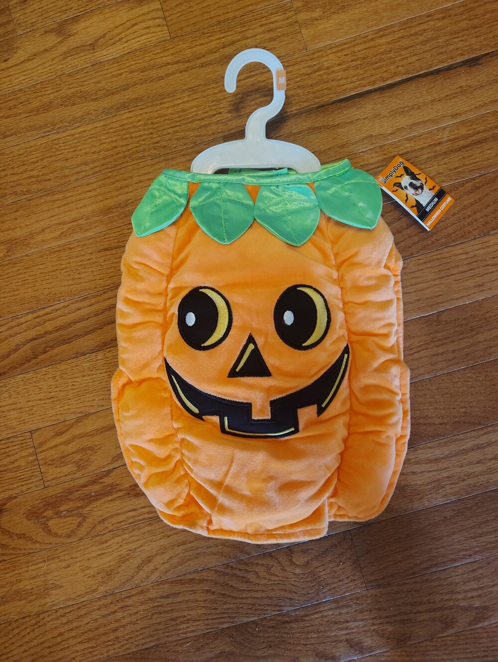 Pumpkin Jack-O'-Lantern Dogs Costume - Orange